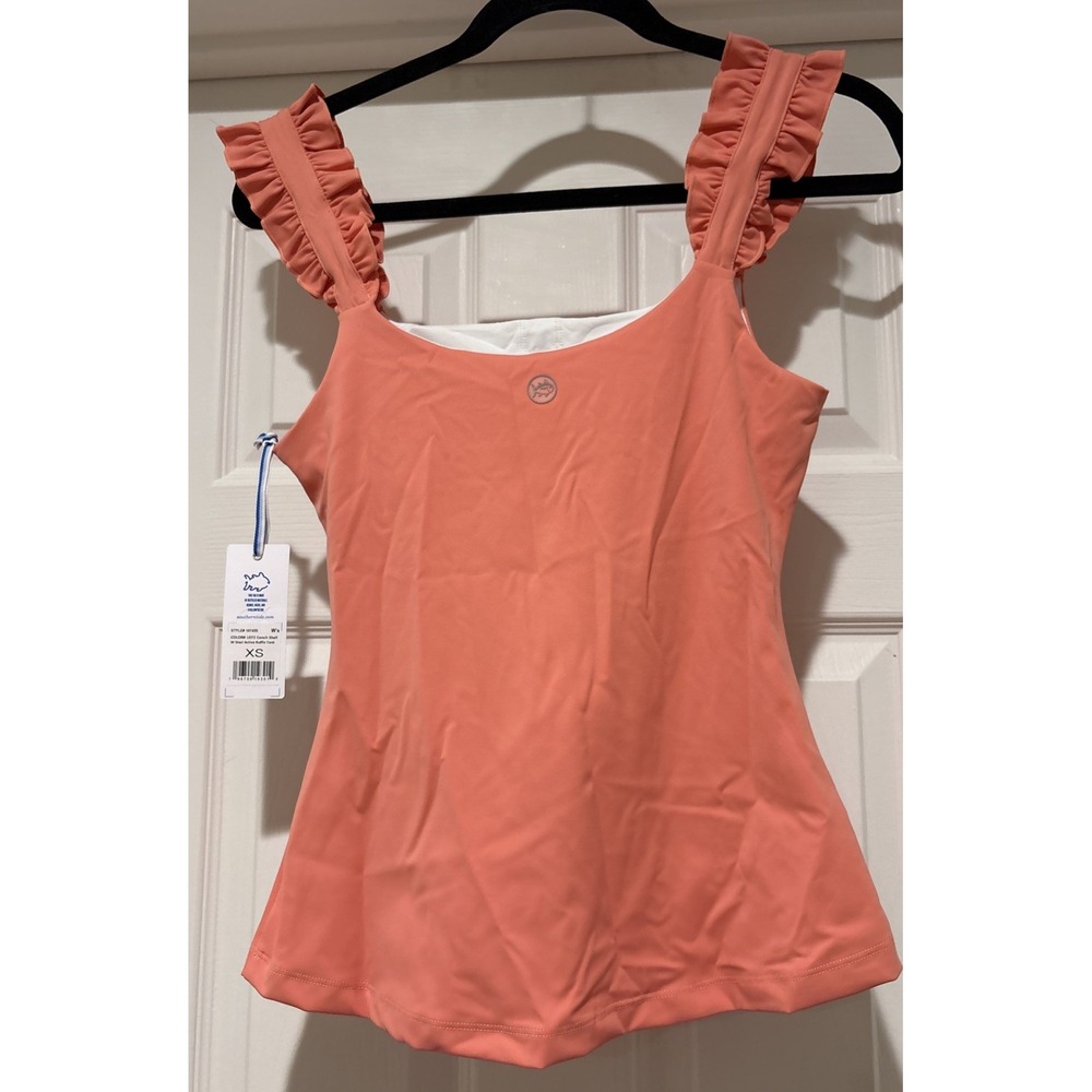 Southern Tide Active Ruffle Tank Extra Small New With Tags - Picture 2 of 5